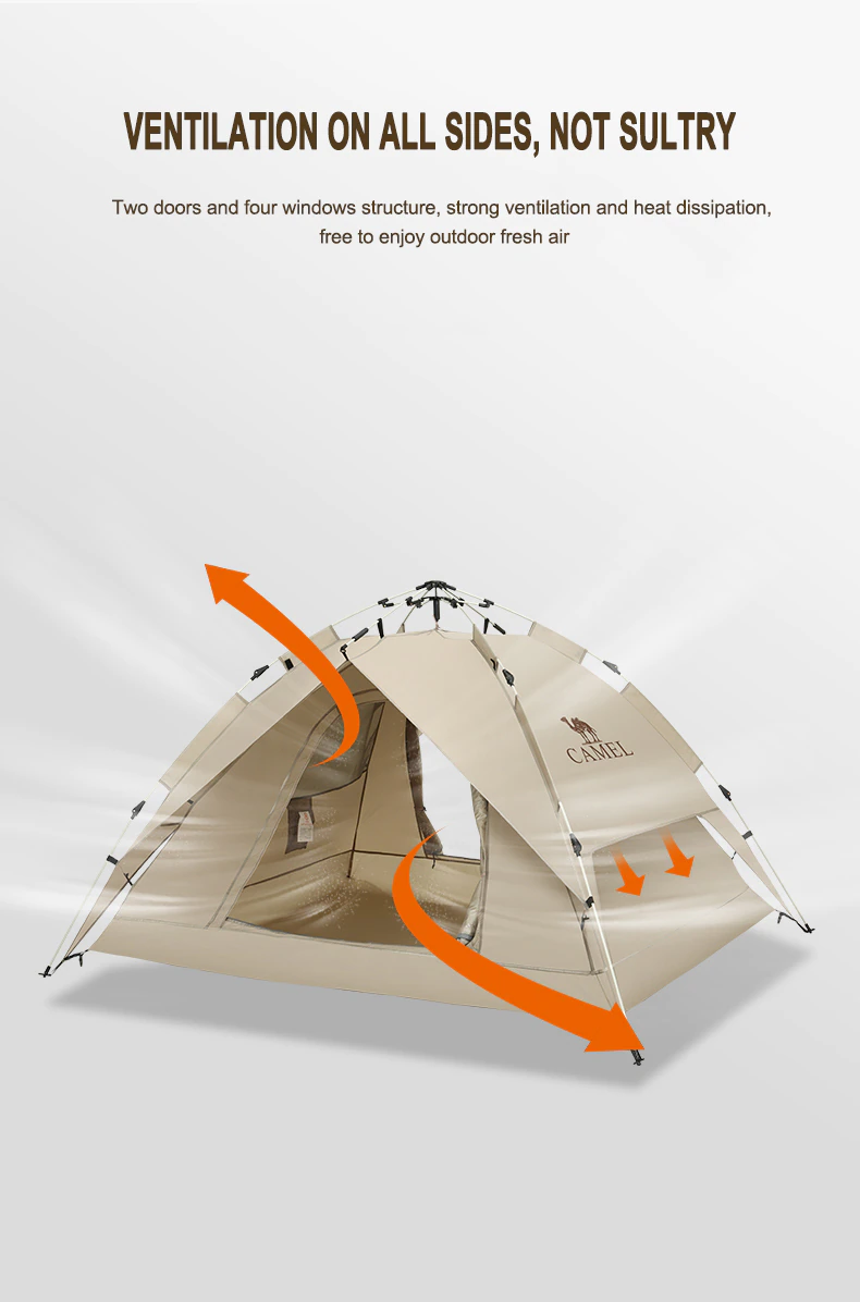 Cheap Goat Tents Outdoor Camping Equipment   4 Person Camping Tent   Travel One